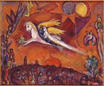 Cantar de los Cantares IV contemporáneo Marc Chagall Pinturas al óleo